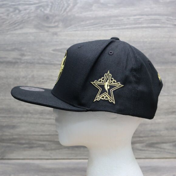 Mitchell Ness Hat Mens One Size Black NBA NOLA 2017 Embroidered Casual Cap - Picture 3 of 16